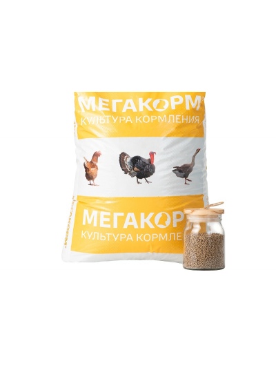 Комбикорм ПК 13-1 для перепелов и индеек МЕГАКОРМ